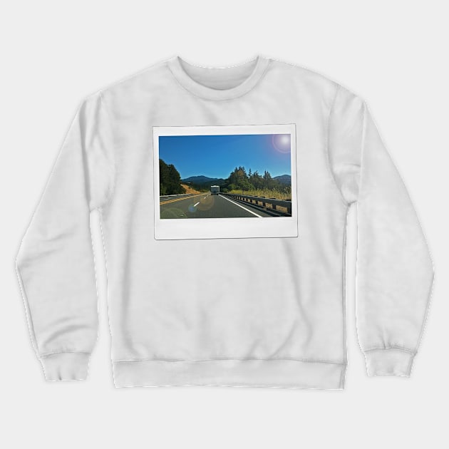 snapshot road trip (blank) Crewneck Sweatshirt by mystudiocreate